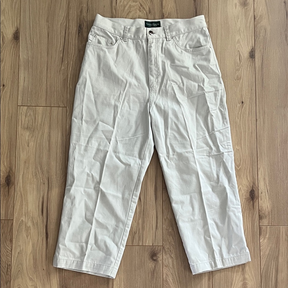 Ralph Lauren Cream Capris